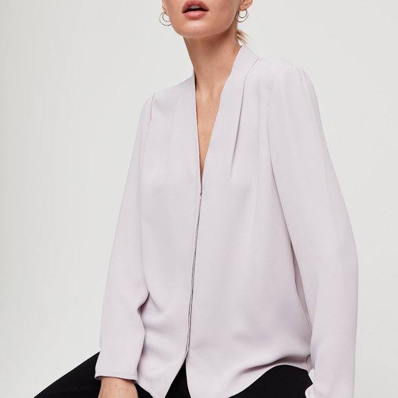 Aritzia Babaton Power Blouse - Picture 4 of 6